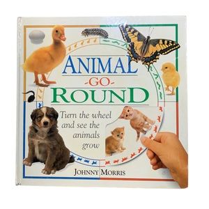 “Animal Go Round” Vintage Hard Cover Children’s Book Learning Book
